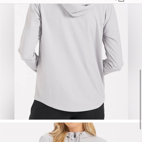 VUORI Light Gray outdoor trainer jacket SIZE XL - Picture 5 of 6